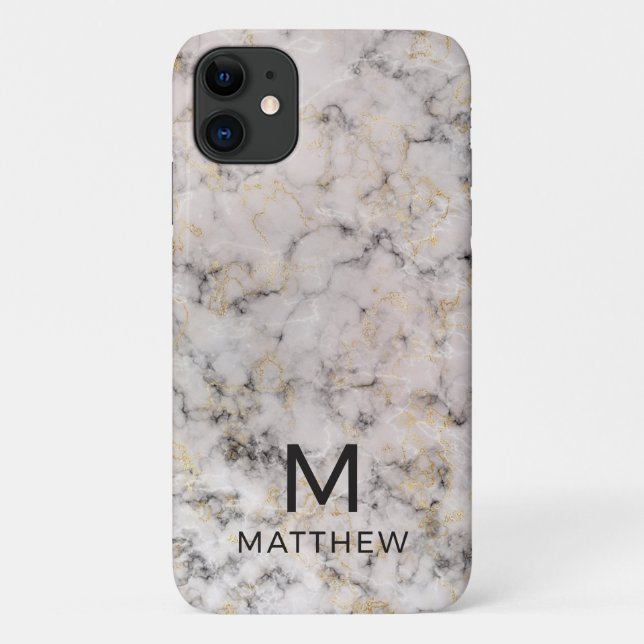 Modern Marble Case-Mate iPhone Case (Back)