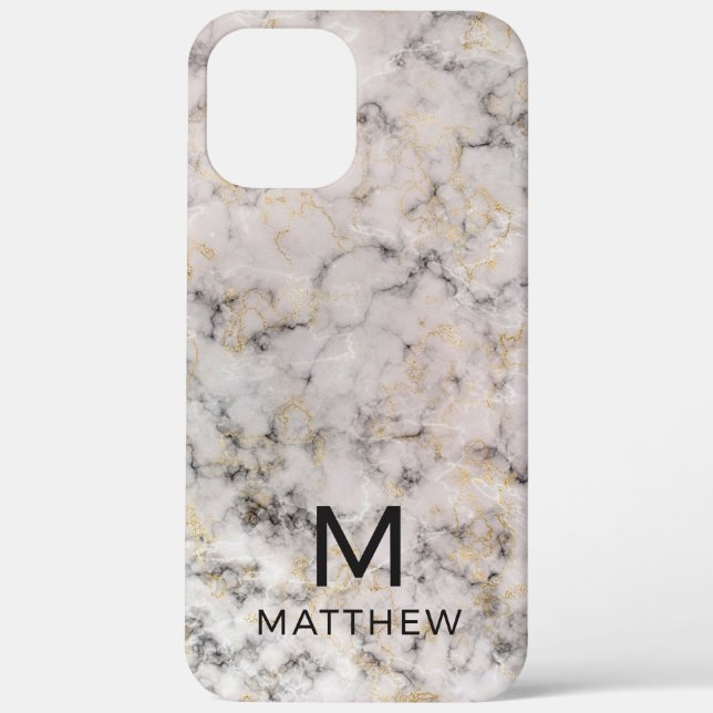 Modern Marble Case-Mate iPhone Case (Back)
