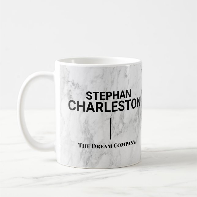 Modern Marble Coffee Mug (Left)