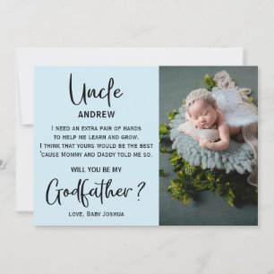 Modern Marble Godfather Photo Proposal