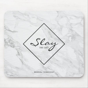 Modern marble mouse mat