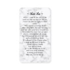 Modern Marble Photo Funeral Memorial Prayer Card