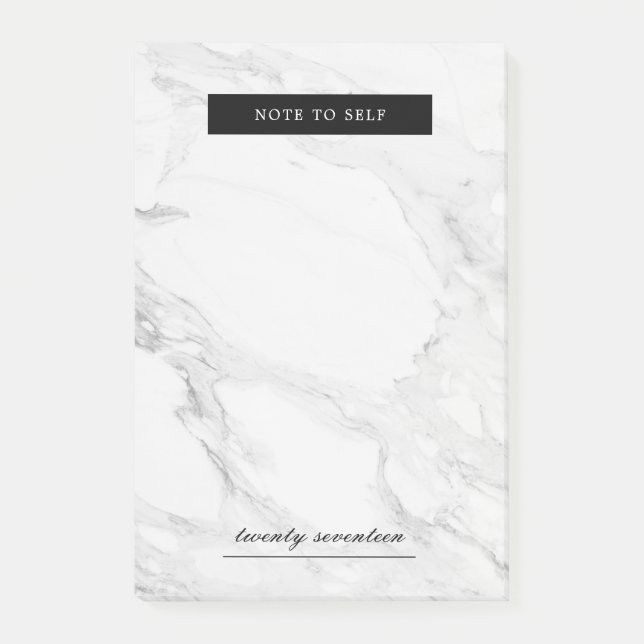 Modern marble post-it notes (Front)