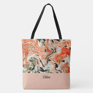 Modern Marble Tote Bag
