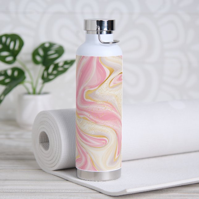 Modern Marble Water Bottle (Yoga)