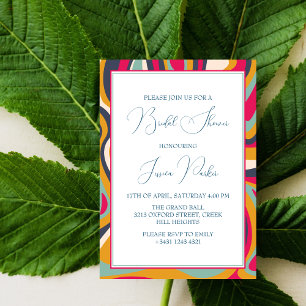 Modern Marbled Classic Bridal Shower Invitation