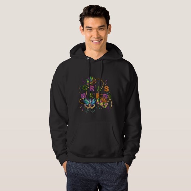 Modern Mardi Gras Hoodie (Front Full)