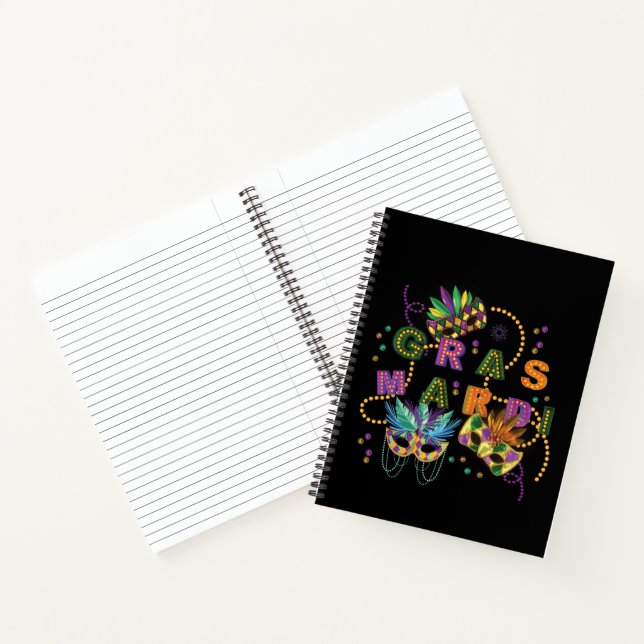 Modern Mardi Gras Notebook (Inside)