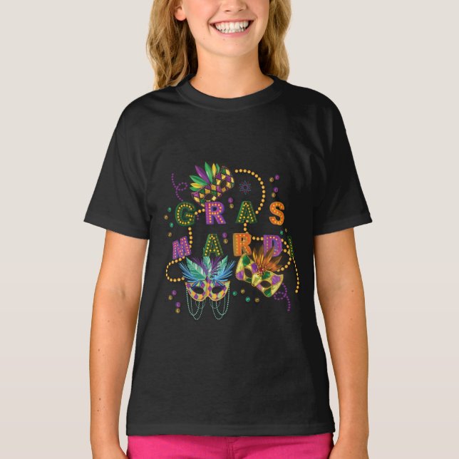 Modern Mardi Gras T-Shirt (Front)