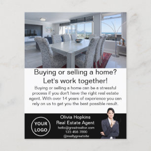 Modern Marketing Real Estate Agent Realty Custom Flyer