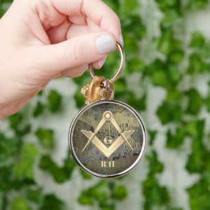 Modern Masonic Key Ring