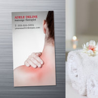 Modern Massage Therapist Woman's Back