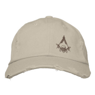 Modern Master Mason distressed hat