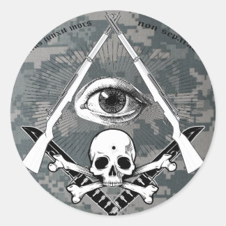 Modern Master Mason M1 Garand & Kabar sticker