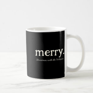 Modern Matching Family Minimalist Merry Christmas Coffee Mug