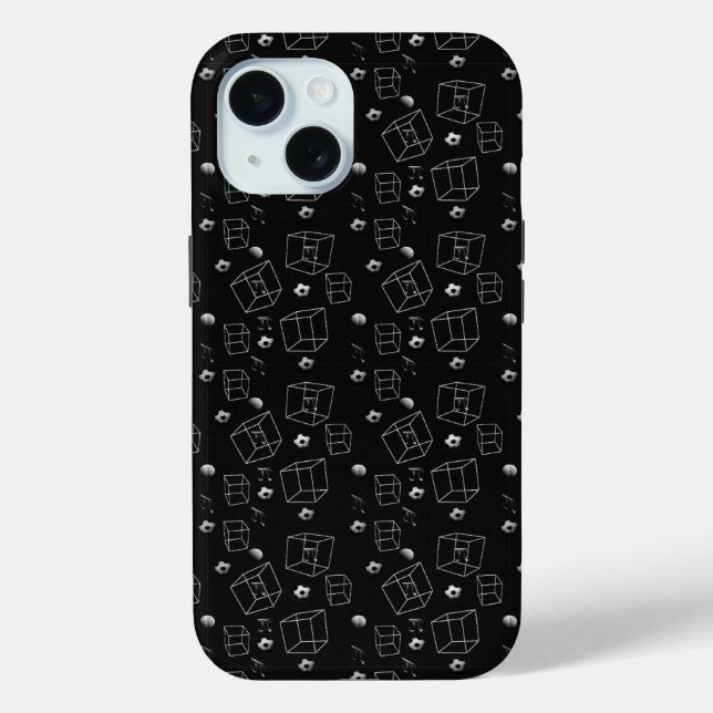 Modern Math Pattern  Case-Mate iPhone Case (Back)