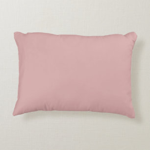 Modern mauve pink Plain Solid Colour Decorative Cushion