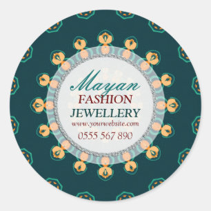 Modern Mayan Fashion Jewellery Product Sticker