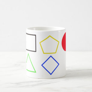 Modern Maze – Bold Geometric Abstract Art Coffee Mug