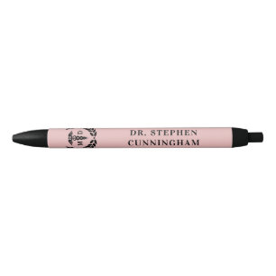 Modern MD Doctor of Medicine Med School Graduation Black Ink Pen