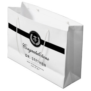 Modern MD Doctor of Medicine Med School Graduation Large Gift Bag