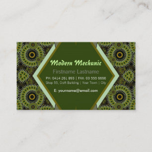 Modern Mechanic Business Card