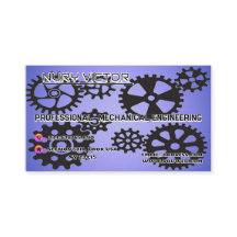 Modern Mechanic Pro Business Name Card 