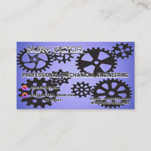 Modern Mechanic Pro Business Name Card