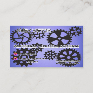 Modern Mechanic Pro Business Name Card 