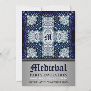 Modern Mediaeval Theme Party Invitation