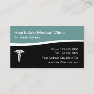 Modern Medical Centre Caduceus Business Card
