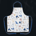 Modern Medical Doctor Nurse Pattern Apron<br><div class="desc">A modern medical doctor nurse pattern. An ideal design for doctors, nurses, physicians, medical students and hospital staff. This cute medical design pattern features illustrations of a stethoscope, thermometer, first aid kit, blood pressure monitor, medication, bandages, medical gloves and more. A cute appreciation gift for your nurse, doctor, physician or...</div>