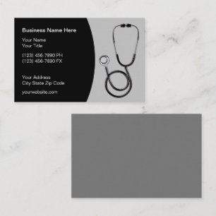Modern Medical Doctor Office Business Cards