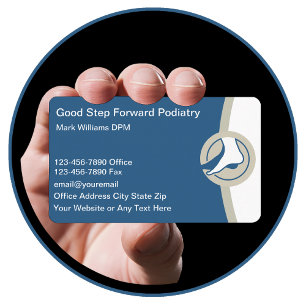 Modern Medical Podiatrist Business Cards