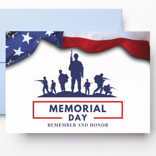 Modern Memorial Day Postcard