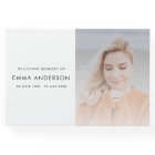 Modern Memorial Photo Elegant Funeral