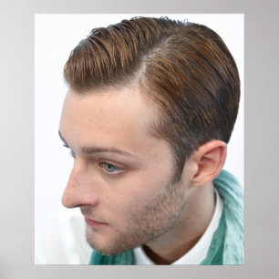 Modern Men's Haircut Poster
