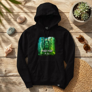 Modern Meow Frame – Personalised Cat Name Photo Hoodie