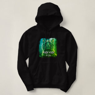 Modern Meow Frame – Personalized Cat Name Photo Hoodie