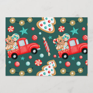 Modern Merry Christmas Aesthetic -Winter Festive  Invitation