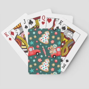 Modern Merry Christmas Aesthetic -Winter Festive Playing Cards