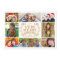 Modern Merry Christmas Collage Holidays Photo Card