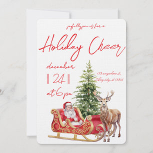 Modern Merry Christmas Party  Invitation