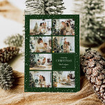 Modern Merry Christmas Photo Collage  Holiday Card<br><div class="desc">Share your holiday joy with a sleek, photo collage invite that highlights your favourite moments from the year. A grid of beautifully arranged photos paired with clean lines and minimalist typography creates a modern and elegant feel. Subtle festive accents add warmth, making this invite perfect for sending heartfelt wishes to...</div>