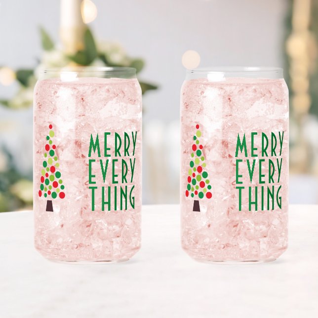 Modern Merry Everything  Holiday Tree   Can Glass (Insitu (Wedding))