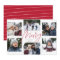 Modern merry red script 6 photo Christmas collage