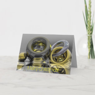 Modern Merry Xmas card