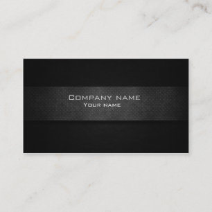 Modern metal business card