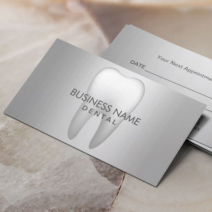 Modern Metal Silver Dental Appointment