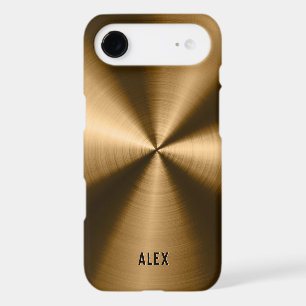 Modern Metallic Copper Brown Stainless Steel Look